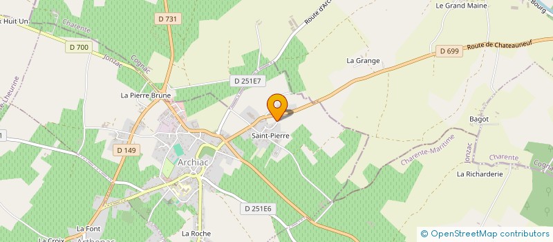 localisation de l'entreprise FORTIS FORTUNA ADIUVAT  ARCHIAC