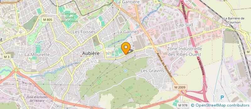 localisation de l'entreprise FORTIS IMMO  AUBIERE