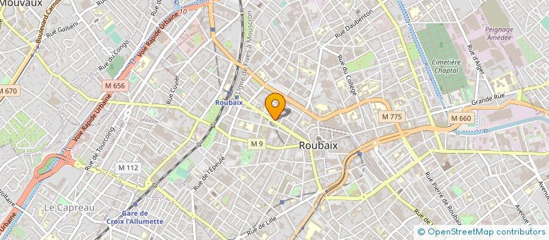 localisation de l'entreprise FORTIS IMMO GROUP  ROUBAIX