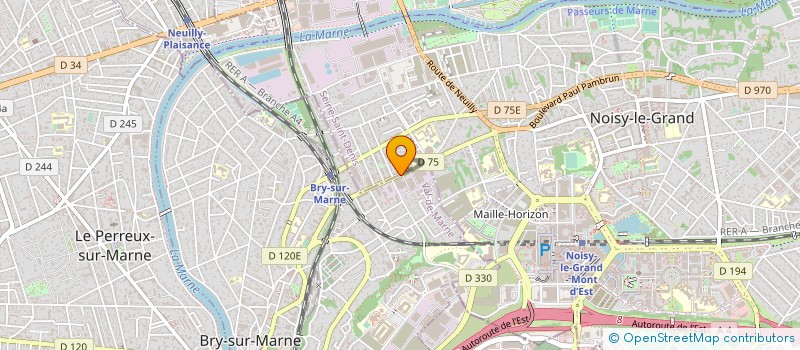 localisation de l'entreprise FORTIS SECURITE à BRY-SUR-MARNE