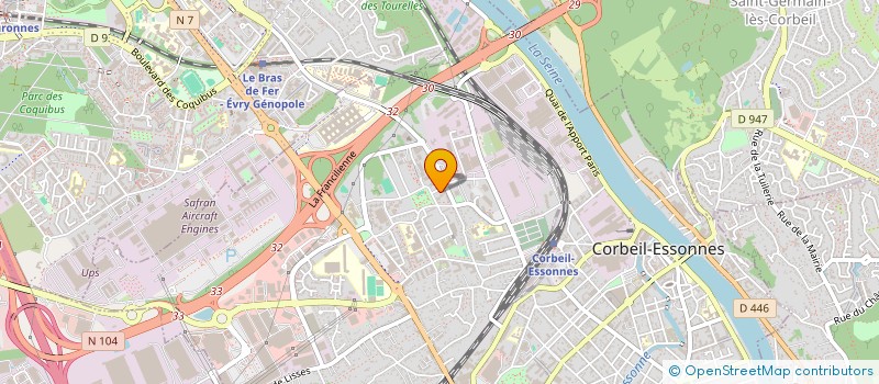 localisation de l'entreprise FORTIS SECURITE PRIVE à CORBEIL-ESSONNES