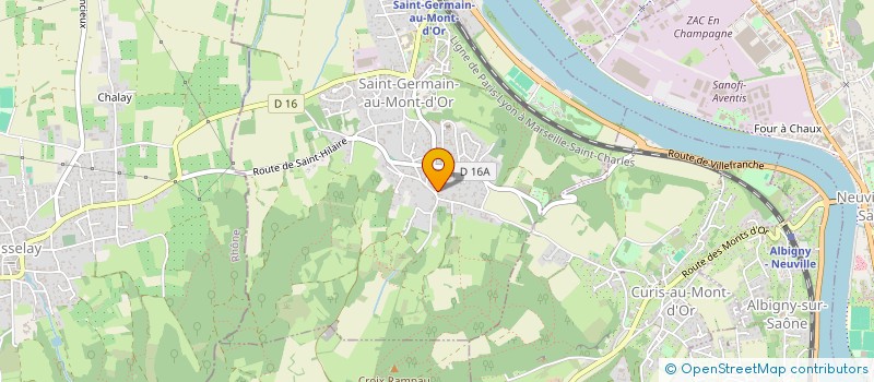 localisation de l'entreprise FORTISS'IMMO  SAINT-GERMAIN-AU-MONT-D'OR