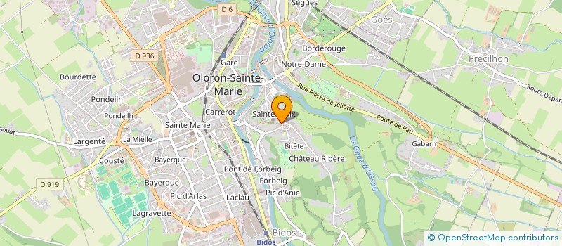 localisation de l'entreprise FORTISSIMIA  OLORON-SAINTE-MARIE