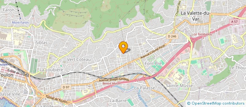 localisation de l'entreprise FORTISSIMO à TOULON