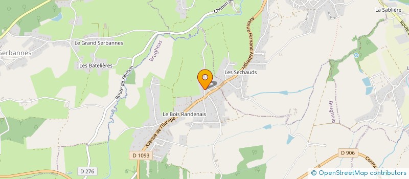 localisation de l'entreprise FORTISSIMO  BRUGHEAS