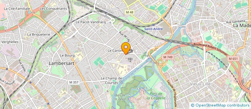 localisation de l'entreprise FORTISSIMO à LAMBERSART