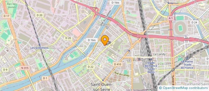 localisation de l'entreprise FORTISYS  SAINT-OUEN-SUR-SEINE