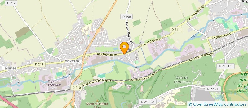 localisation de l'entreprise FORTITUDE TROOPERS  WIZERNES