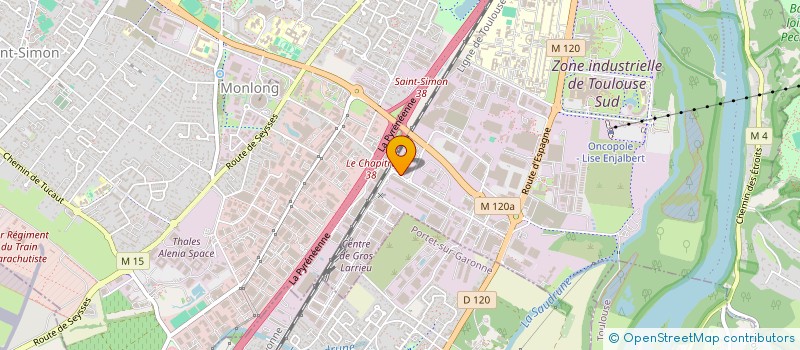 localisation de l'entreprise FORTIUS à TOULOUSE
