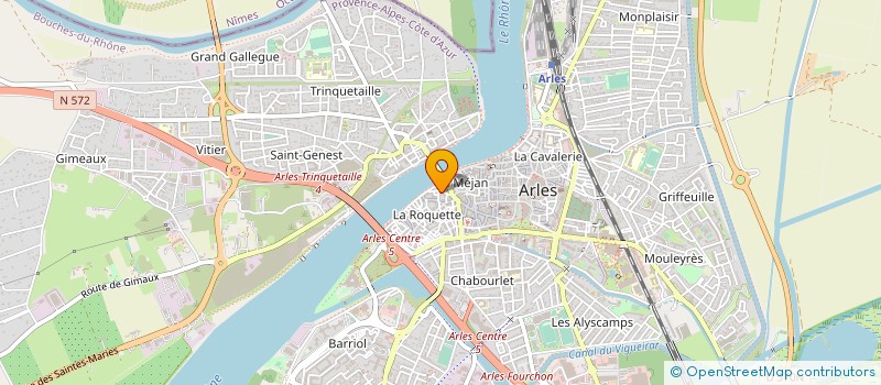 localisation de l'entreprise FORTIVIA à ARLES