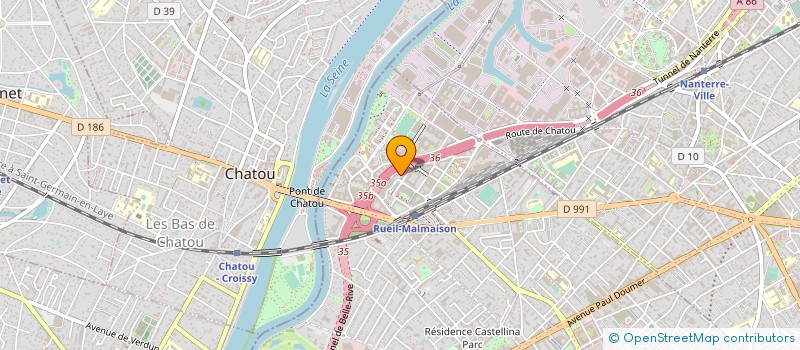 localisation de l'entreprise FORTREA FRANCE SARL à RUEIL-MALMAISON