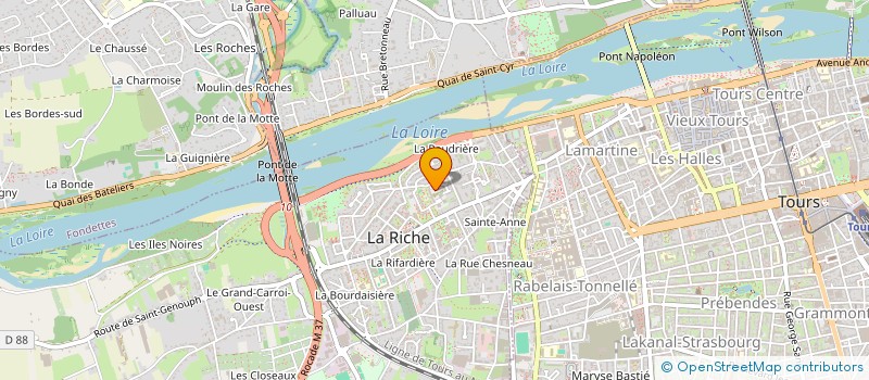 localisation de l'entreprise FORTRESS SERVICES  LA RICHE