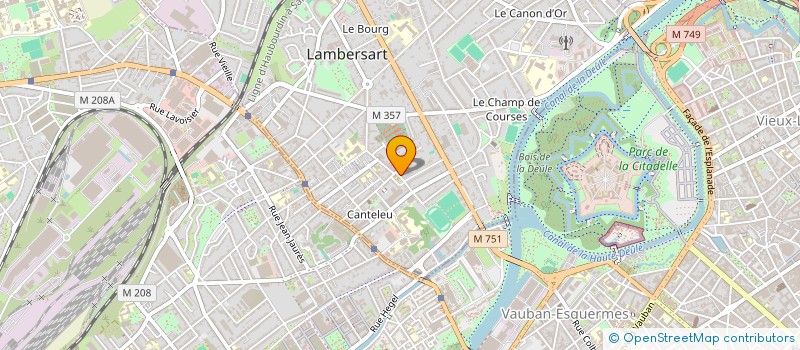 localisation de l'entreprise FORTRIE PEINTRE DECORATEUR à LAMBERSART