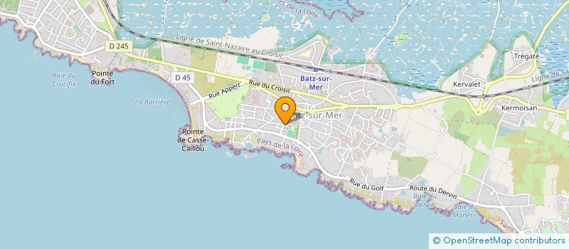 localisation de l'entreprise FORTS EN MEMOIRE à BATZ-SUR-MER