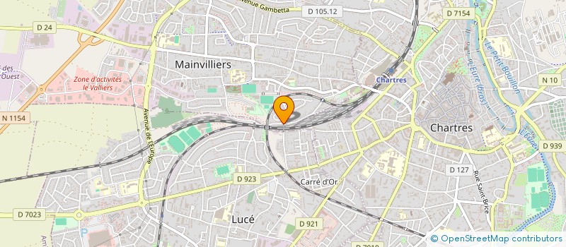 localisation de l'entreprise FORTUM à MAINVILLIERS