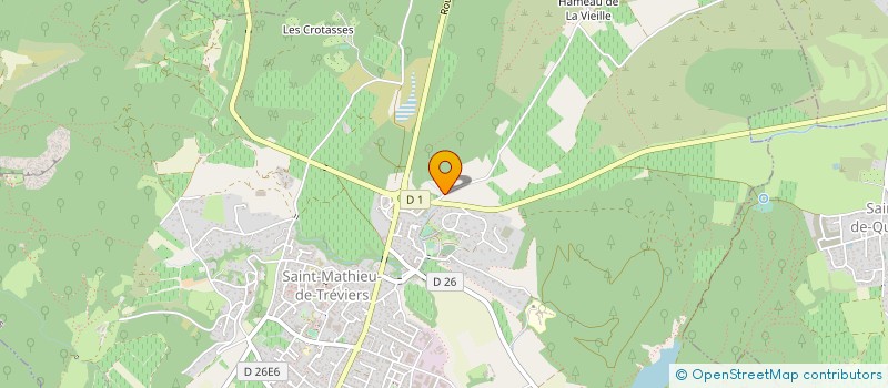 localisation de l'entreprise FORTUNA à SAINT-MATHIEU-DE-TREVIERS