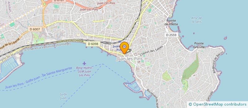 localisation de l'entreprise FORTUNA à ANTIBES