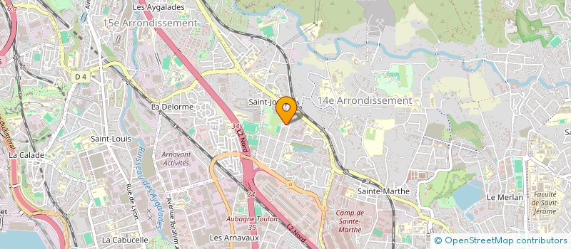 localisation de l'entreprise FORTUNA INVEST à MARSEILLE 14EME