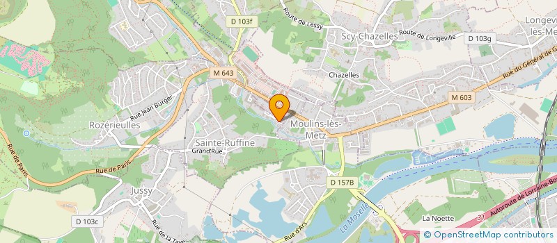 localisation de l'entreprise FORTUNAT CONSULTING  SAINTE-RUFFINE