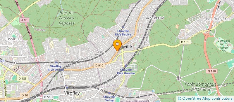 localisation de l'entreprise FORTUNATO à CHAVILLE