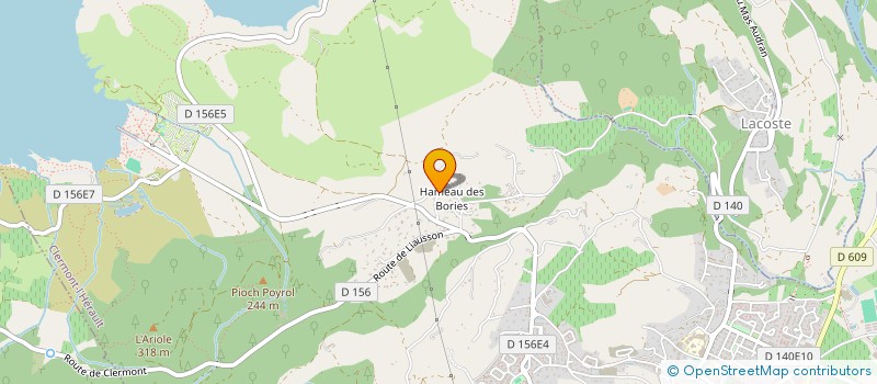 localisation de l'entreprise FORTUNE  CLERMONT-L'HERAULT