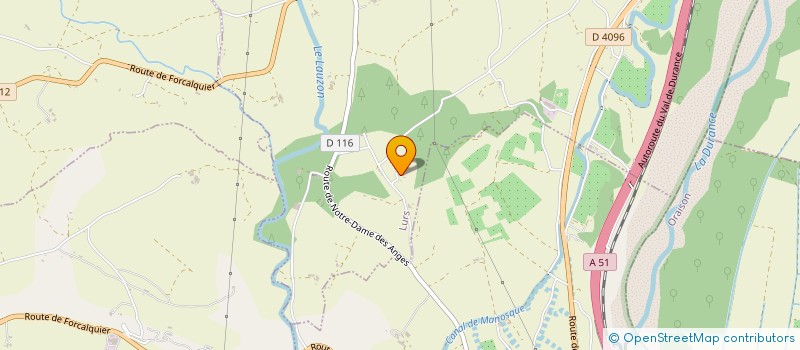 localisation de l'entreprise FORTUNE CARREE  LURS