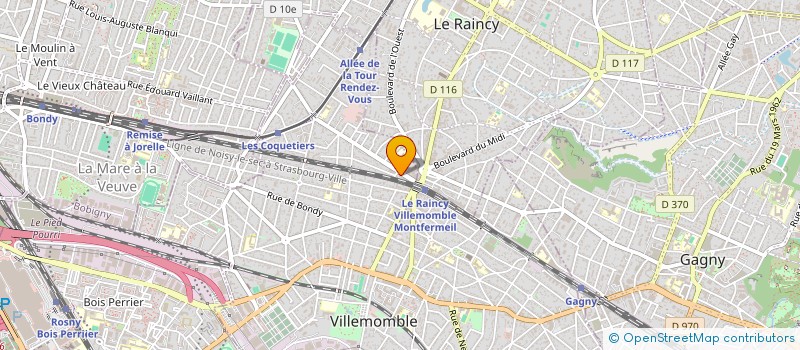 localisation de l'entreprise FORTUNE ET INVESTISSEMENT à VILLEMOMBLE