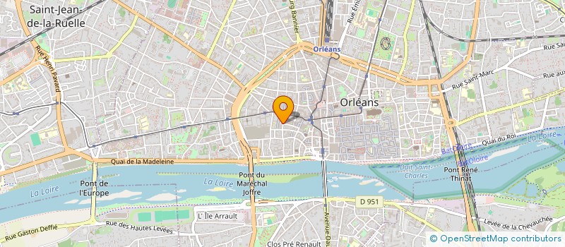 localisation de l'entreprise FORTUNE FRANCE à ORLEANS