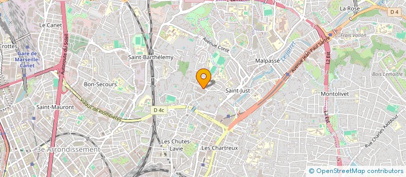 localisation de l'entreprise FORTUNE IMMO à MARSEILLE