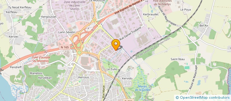 localisation de l'entreprise FORTUNES DE MER  LANESTER