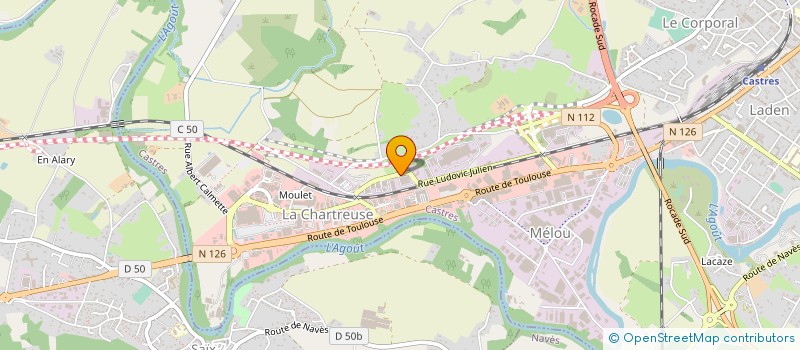 localisation de l'entreprise FORTUNO ET FILS à CASTRES