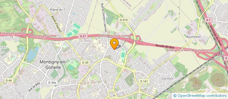 localisation de l'entreprise FORTUZAK à HENIN BEAUMONT