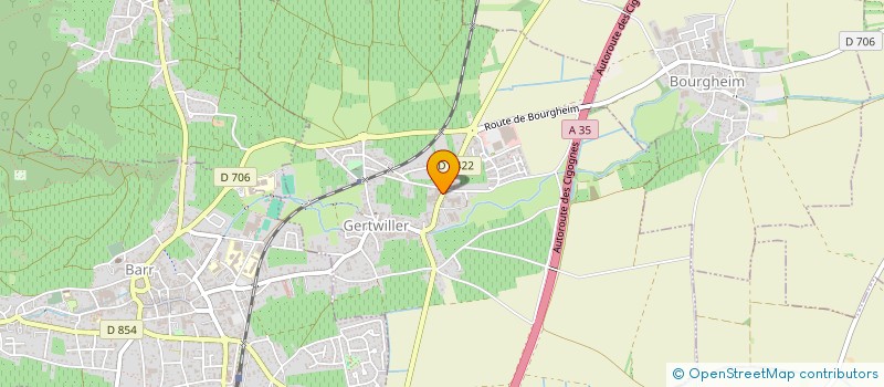 localisation de l'entreprise FORTWENGER ENSISHEIM  GERTWILLER