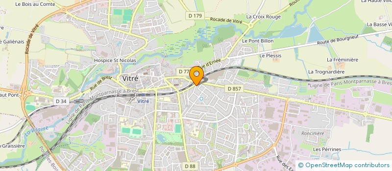 localisation de l'entreprise FORTY  VITRE