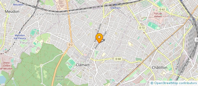 localisation de l'entreprise FORTY FOUR à CLAMART