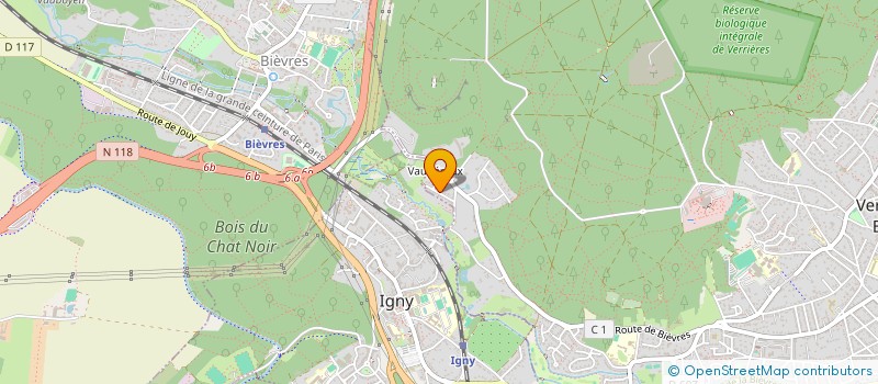 localisation de l'entreprise FORTYCOM à VERRIERES-LE-BUISSON