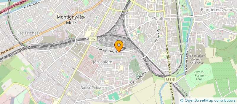 localisation de l'entreprise FORTYWIN  MONTIGNY-LES-METZ