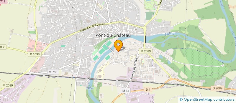 localisation de l'entreprise FORUM 2  PONT-DU-CHATEAU