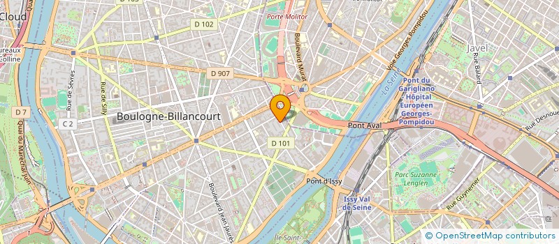 localisation de l'entreprise FORUM à BOULOGNE-BILLANCOURT