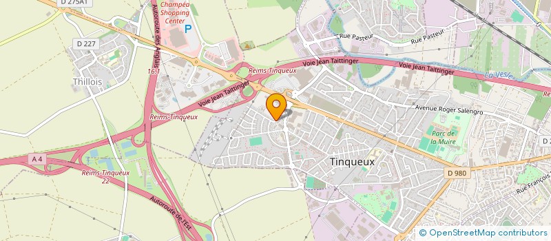 localisation de l'entreprise FORUM AREA à REIMS