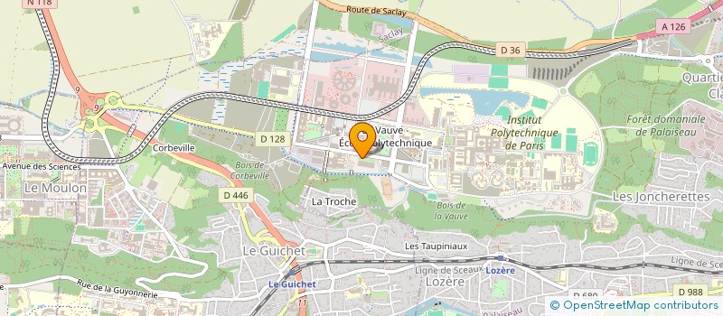 localisation de l'entreprise FORUM ASTER à PALAISEAU