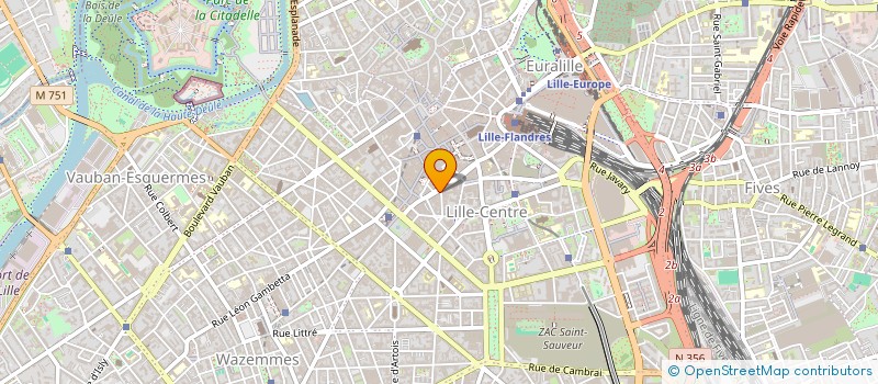 localisation de l'entreprise FORUM COIFFURE à LILLE