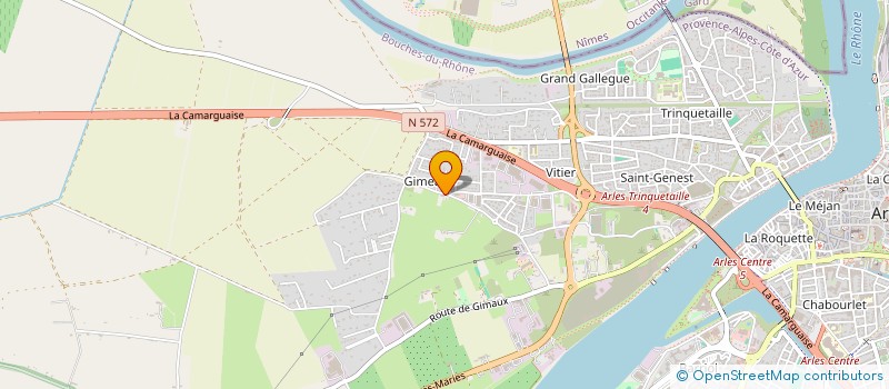 localisation de l'entreprise FORUM CULTURES  ARLES