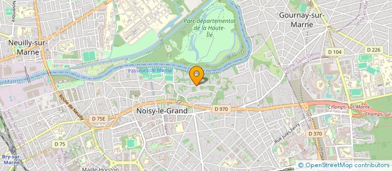 localisation de l'entreprise FORUM DE LA MODE à NOISY-LE-GRAND