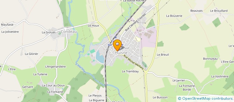 localisation de l'entreprise FORUM DE LOISIRS ASSOCIATIFS DE SABLONS SUR HUISNE FLASH à SABLONS-SUR-HUISNE