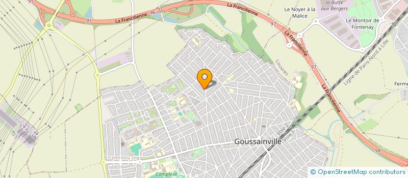 localisation de l'entreprise FORUM DE PARIS POUR LA PENSEE CRITIQUE  GOUSSAINVILLE