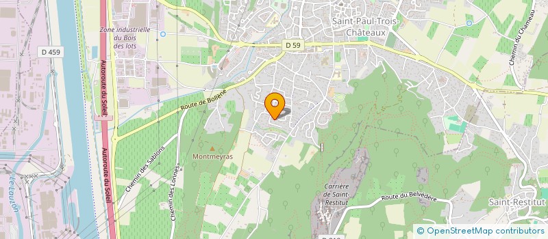 localisation de l'entreprise FORUM DES ARTS  SAINT-PAUL-TROIS-CHATEAUX