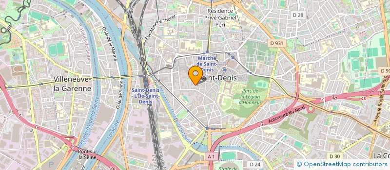 localisation de l'entreprise FORUM DES CITOYENS DE LA MEDITERRANEE à SAINT-DENIS