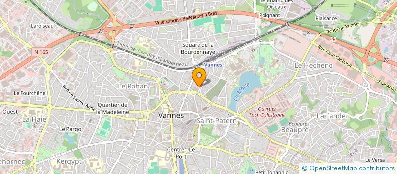 localisation de l'entreprise FORUM DES METIERS - PAYS D'AURAY à VANNES