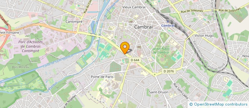 localisation de l'entreprise FORUM DIFFUSION  CAMBRAI